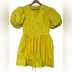 Xirena Aurie Dress Sunflower Yellow Size Small Puff Sleeves Read Description